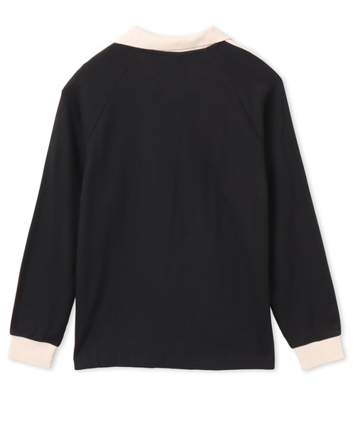 adidas WAFFLE LONG SLEEVE POLO / アディダス ワッフル ロング