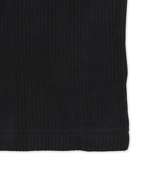 adidas(アディダス)の「adidas WAFFLE LONG SLEEVE POLO / アディダス ワッフル ロング スリーブ ポロ【SP】(ポロシャツ・メンズ・ブラック・XS/S/M/L/XL/XXL)」の6枚目の写真