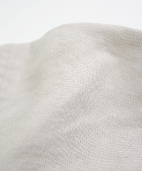 Brocante（ブロカント）の「[Brocante / ブロカント] リネンキャンバス バロンシャツ（シャツ/ブラウス・レディース・ラベンダー/ベージュ/ホワイト/ライトグレー/ブラック・2）」の21枚目の写真