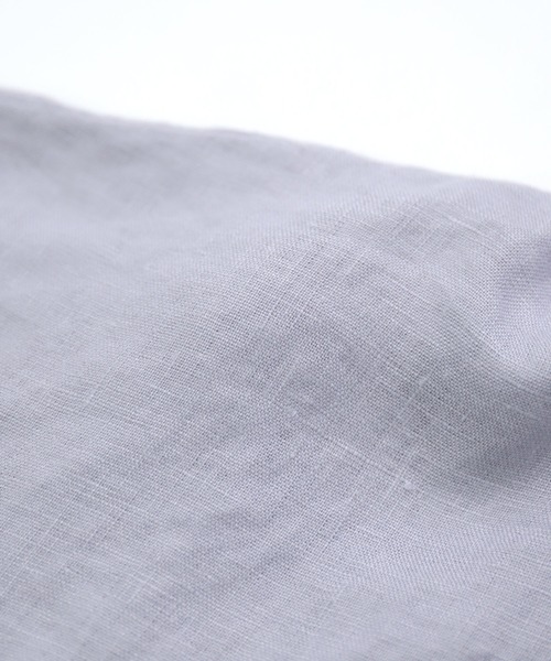 Brocante（ブロカント）の「[Brocante / ブロカント] リネンキャンバス バロンシャツ（シャツ/ブラウス・レディース・ラベンダー/ベージュ/ホワイト/ライトグレー/ブラック・2）」の11枚目の写真