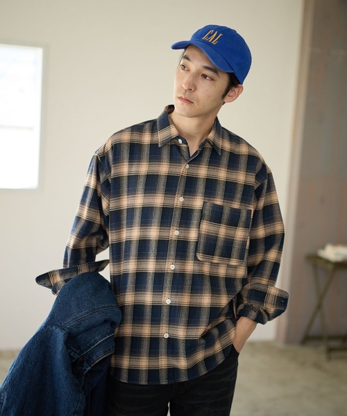 BAYFLOW(ベイフロー)の「アソート柄ネルチェックシャツ(シャツ/ブラウス・メンズ・グリーン/その他/ブラック・MEDIUM/LARGE)」の11枚目の写真