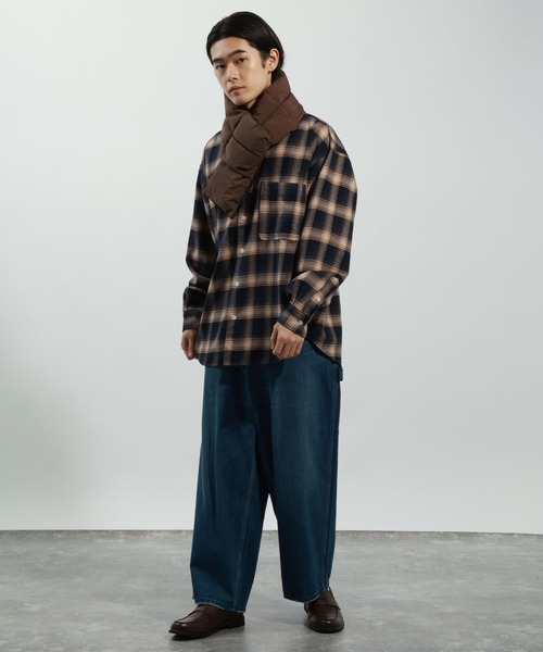 BAYFLOW(ベイフロー)の「アソート柄ネルチェックシャツ(シャツ/ブラウス・メンズ・グリーン/その他/ブラック・MEDIUM/LARGE)」の12枚目の写真