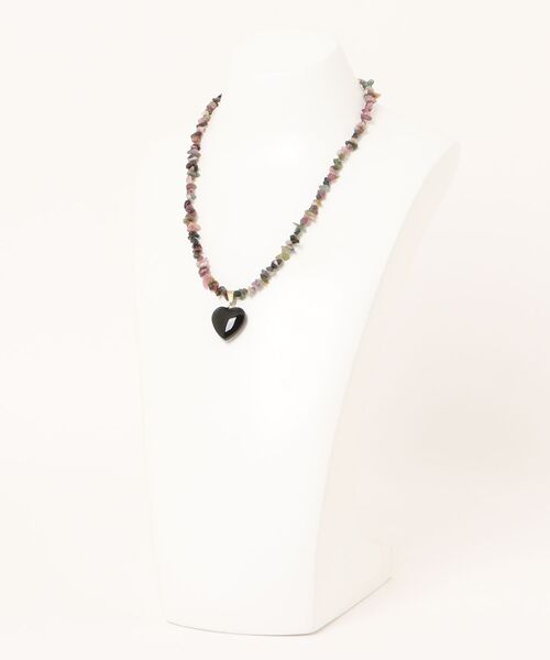 mamo】トルマリンのハートネックレス(MA)（ネックレス）｜tone（トーン