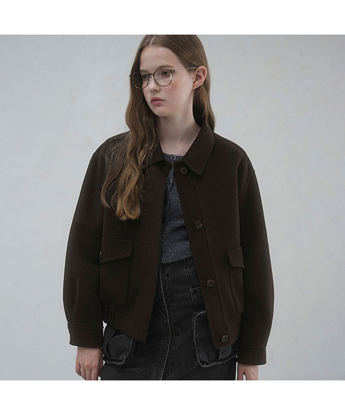 Vivacious(ビバシャス)の「Bene Handmade Wool Jacket BROWN(その他アウター・レディース・ブラウン・FREE)」の1枚目の写真