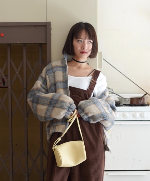 teen boopシャギーブルゾン シャギーチェックブルゾン – TEEN BOOP 公式通販サイト