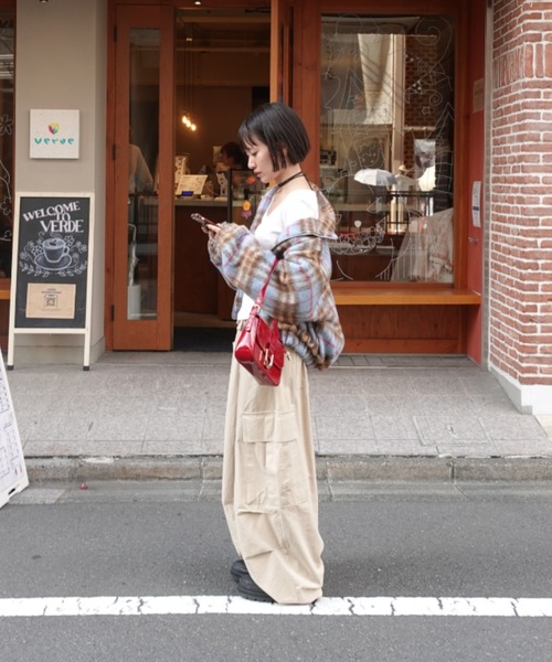 teen boopシャギーブルゾン シャギーチェックブルゾン – TEEN BOOP 公式通販サイト