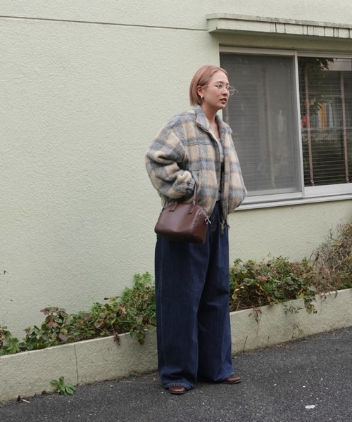 シャギーチェックブルゾン（ブルゾン）｜TEEN BOOP（ティーンブープ