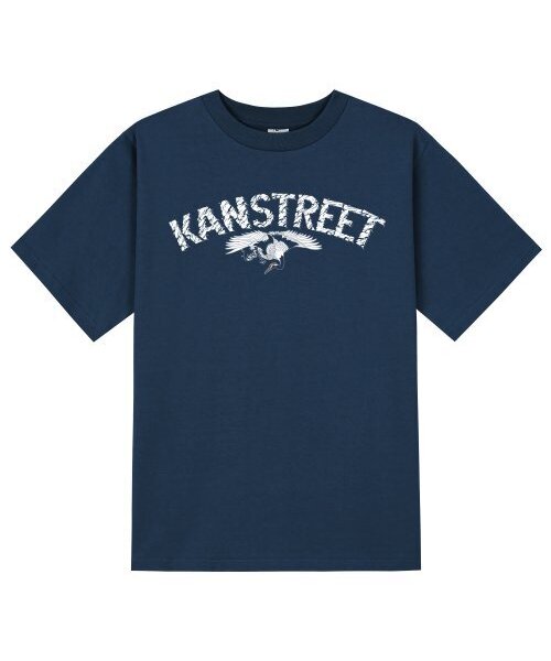 KAN6312(カン6312)の「KTN0173 レタリング吉兆半袖Tシャツ - ネイビー(Tシャツ/カットソー・メンズ・その他・X-LARGE/SMALL/MEDIUM/LARGE)」の1枚目の写真