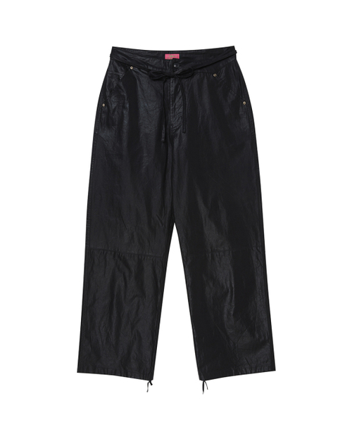NYXX(エヌワイエックスエックス)の「STRAP BELTED FAUX LEATHER PANTS BLACK(その他パンツ・レディース・その他・SMALL/MEDIUM)」の3枚目の写真