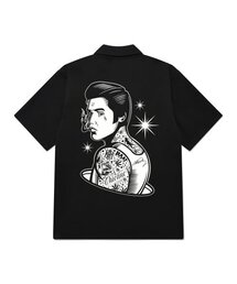 KYSB0184 エルビス 半袖シャツ ブラック