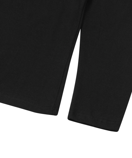 MUCENT（ムセント）の「アイラブシエラヒョウ柄ハート長袖Tシャツ（Tシャツ/カットソー・レディース・ブラック・FREE）」の4枚目の写真