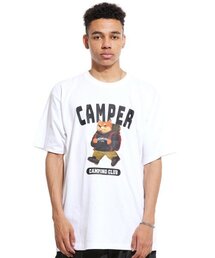 キャンピングクラブ 半袖Tシャツ ホワイト