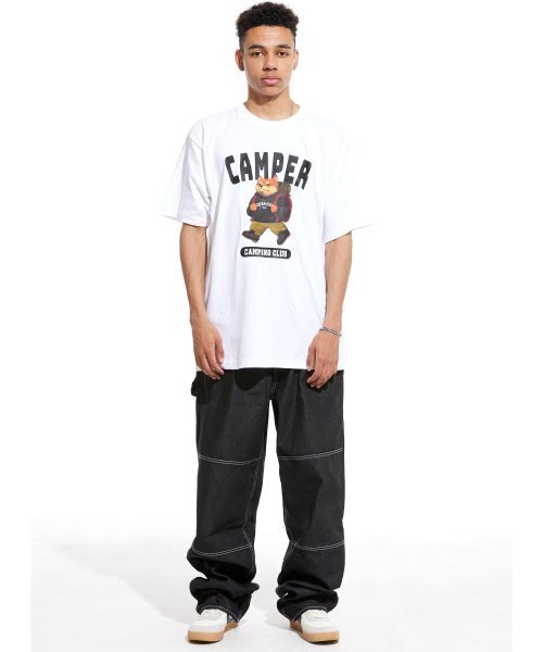CREAM SODA LAB(クリームソーダラボ)の「キャンピングクラブ 半袖Tシャツ ホワイト(Tシャツ/カットソー・メンズ・その他・XX-LARGE/X-LARGE/MEDIUM/LARGE)」の3枚目の写真