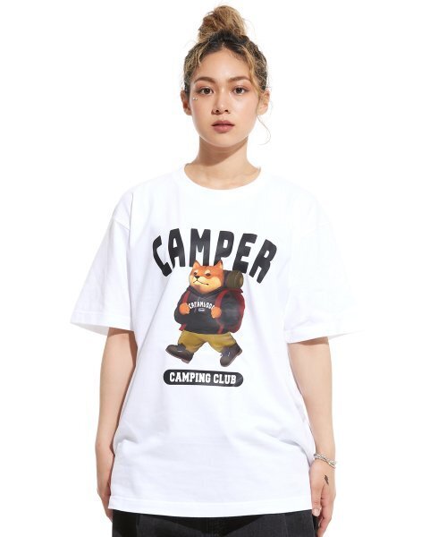 CREAM SODA LAB(クリームソーダラボ)の「キャンピングクラブ 半袖Tシャツ ホワイト(Tシャツ/カットソー・メンズ・その他・XX-LARGE/X-LARGE/MEDIUM/LARGE)」の5枚目の写真