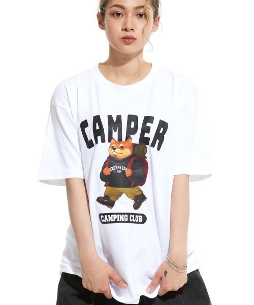 CREAM SODA LAB(クリームソーダラボ)の「キャンピングクラブ 半袖Tシャツ ホワイト(Tシャツ/カットソー・メンズ・その他・XX-LARGE/X-LARGE/MEDIUM/LARGE)」の6枚目の写真