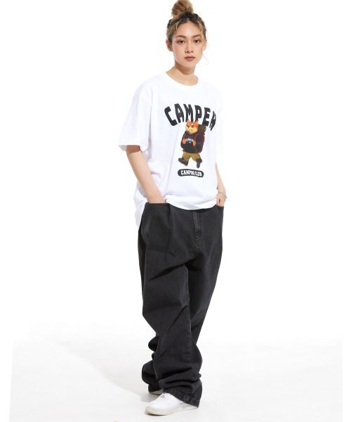 CREAM SODA LAB(クリームソーダラボ)の「キャンピングクラブ 半袖Tシャツ ホワイト(Tシャツ/カットソー・メンズ・その他・XX-LARGE/X-LARGE/MEDIUM/LARGE)」の8枚目の写真