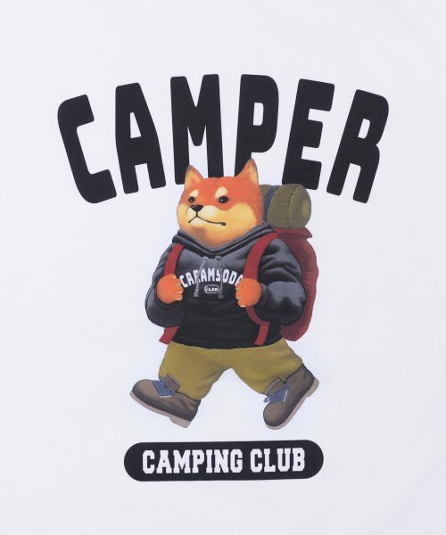 CREAM SODA LAB(クリームソーダラボ)の「キャンピングクラブ 半袖Tシャツ ホワイト(Tシャツ/カットソー・メンズ・その他・XX-LARGE/X-LARGE/MEDIUM/LARGE)」の11枚目の写真