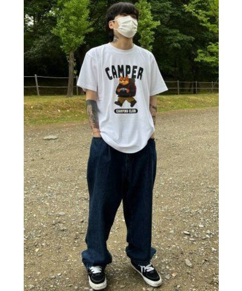 CREAM SODA LAB(クリームソーダラボ)の「キャンピングクラブ 半袖Tシャツ ホワイト(Tシャツ/カットソー・メンズ・その他・XX-LARGE/X-LARGE/MEDIUM/LARGE)」の17枚目の写真