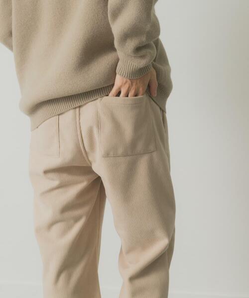 ITEMS URBANRESEARCH（アイテムズ アーバンリサーチ）の「裏フリースボンディングコーデュロイパンツ（その他パンツ・メンズ・ブラック/ライトベージュ/ブラウン・SMALL/MEDIUM/LARGE）」の10枚目の写真