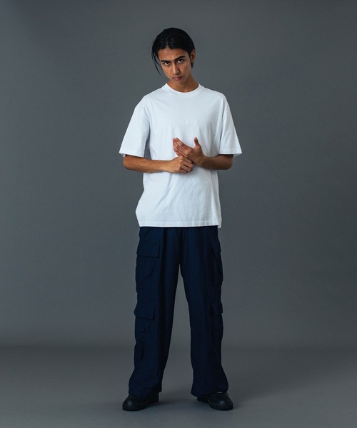 XLARGE（エクストララージ）の「DOUBLE CARGO PANTS（カーゴパンツ・メンズ・ブラック/オリーブ/ネイビー・30inch/32inch/34inch/36inch）」の5枚目の写真