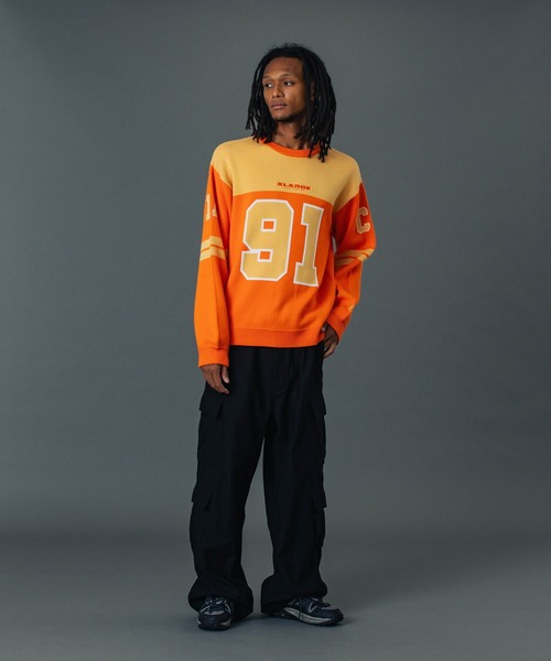 XLARGE（エクストララージ）の「DOUBLE CARGO PANTS（カーゴパンツ・メンズ・ブラック/オリーブ/ネイビー・30inch/32inch/34inch/36inch）」の8枚目の写真