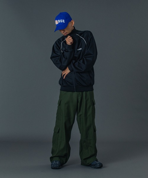 XLARGE（エクストララージ）の「DOUBLE CARGO PANTS（カーゴパンツ・メンズ・ブラック/オリーブ/ネイビー・30inch/32inch/34inch/36inch）」の12枚目の写真