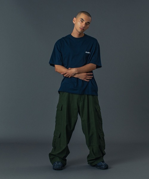 XLARGE（エクストララージ）の「DOUBLE CARGO PANTS（カーゴパンツ・メンズ・ブラック/オリーブ/ネイビー・30inch/32inch/34inch/36inch）」の14枚目の写真