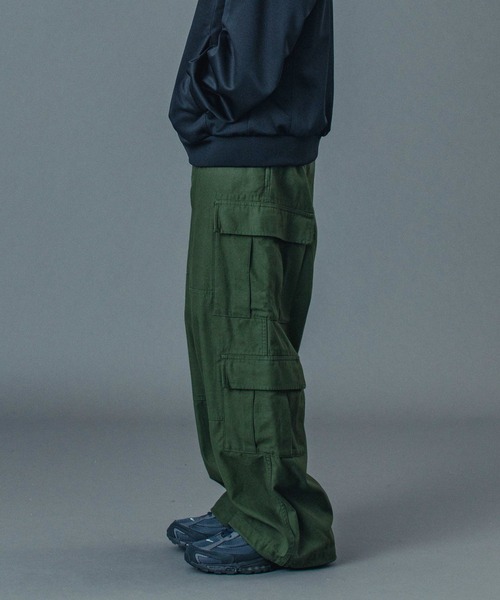 XLARGE（エクストララージ）の「DOUBLE CARGO PANTS（カーゴパンツ・メンズ・ブラック/オリーブ/ネイビー・30inch/32inch/34inch/36inch）」の13枚目の写真