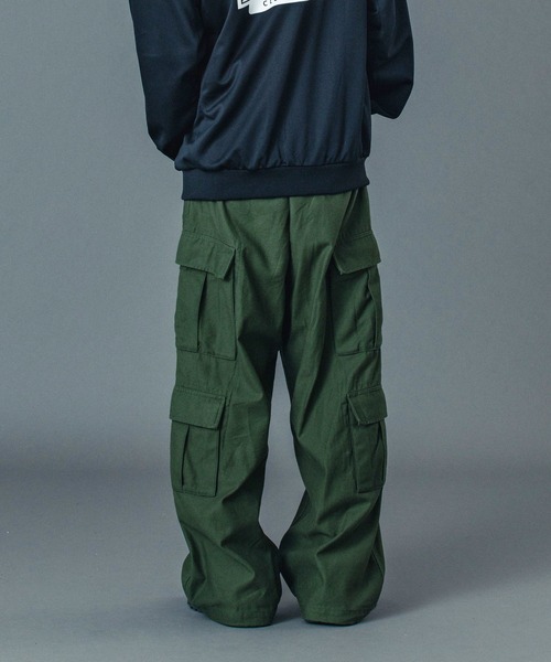 XLARGE（エクストララージ）の「DOUBLE CARGO PANTS（カーゴパンツ・メンズ・ブラック/オリーブ/ネイビー・30inch/32inch/34inch/36inch）」の14枚目の写真