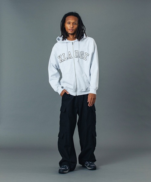 XLARGE（エクストララージ）の「DOUBLE CARGO PANTS（カーゴパンツ・メンズ・ブラック/オリーブ/ネイビー・30inch/32inch/34inch/36inch）」の21枚目の写真