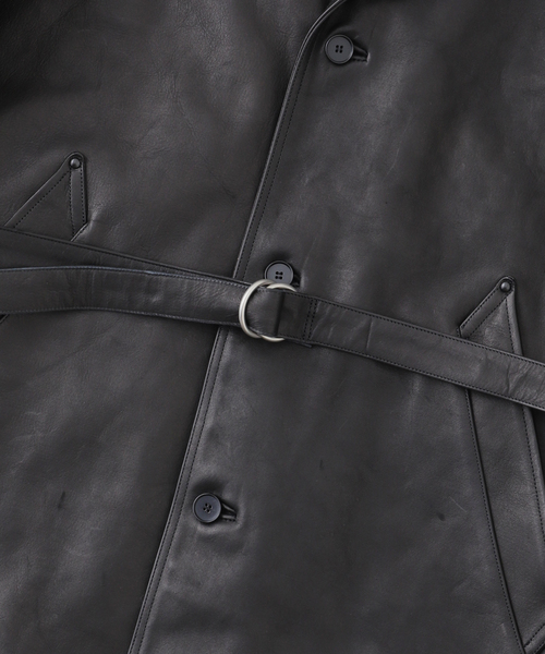 EDIFICE(エディフィス)の「OLD JOE(オールド ジョー) PATINA HORSE-HIDE VEHICLE COAT(その他アウター・メンズ・ブラック・38)」の5枚目の写真