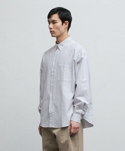 BLANKROOM（ブランクルーム）の「O.C.B.D. シャツ_GRAYストライプ（シャツ/ブラウス・レディース・その他・4/3/2/1）」の3枚目の写真