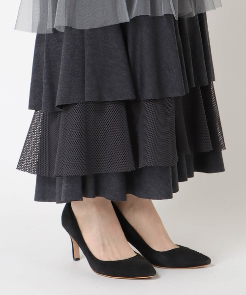 Cepica（セピカ）の「異素材MIXティアードスカート（スカート・レディース・チャコールグレー/ブラック・FREE）」の19枚目の写真