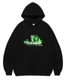 Cavish（カビシ）の「BLUES BAND HOODIE BLACK(CV2ESUM406A)（パーカー）」