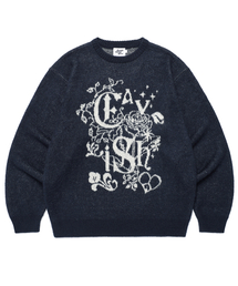 Cavish | IVY BRUSHED KNIT SWEATER NAVY(CV2EFUK602A)(ニット/セーター)