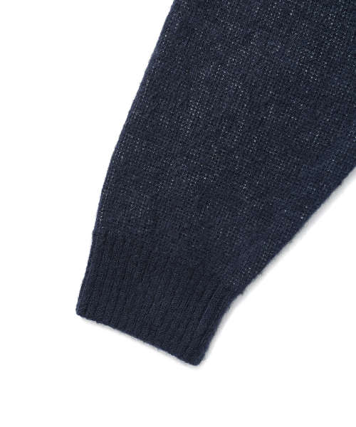 Cavish（カビシ）の「IVY BRUSHED KNIT SWEATER NAVY(CV2EFUK602A)（ニット/セーター・レディース・ネイビー・SMALL/MEDIUM/LARGE）」の5枚目の写真