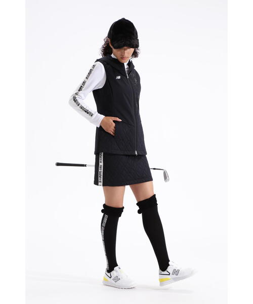 未使用★ニューバランス★ゴルフウェア★ベスト★スカート★3Dダイヤキルト セール】3Dダイヤキルト ロングベスト (WOMENS SPORT)（その他）｜New