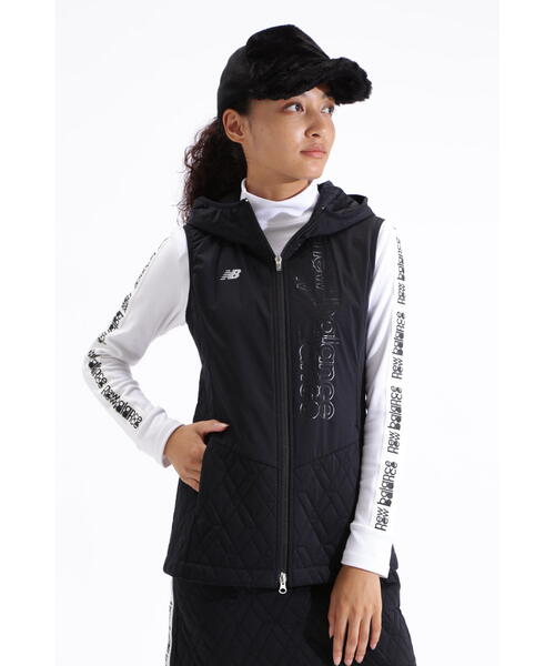 未使用★ニューバランス★ゴルフウェア★ベスト★スカート★3Dダイヤキルト セール】3Dダイヤキルト ロングベスト (WOMENS SPORT)（その他）｜New