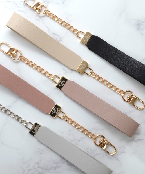 CECIL McBEE（セシルマクビー）の「セシルマクビー スマホ ストラップ [チェーンストラップ] ハンドストラップ（スマホグッズ・レディース・モカ/スモークピンク/ブラック/グレー/ベージュ・ONE SIZE）」の6枚目の写真