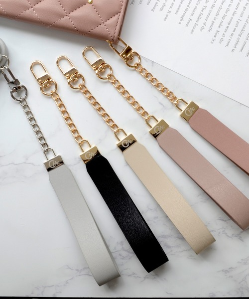 CECIL McBEE（セシルマクビー）の「セシルマクビー スマホ ストラップ [チェーンストラップ] ハンドストラップ（スマホグッズ・レディース・モカ/スモークピンク/ブラック/グレー/ベージュ・ONE SIZE）」の16枚目の写真