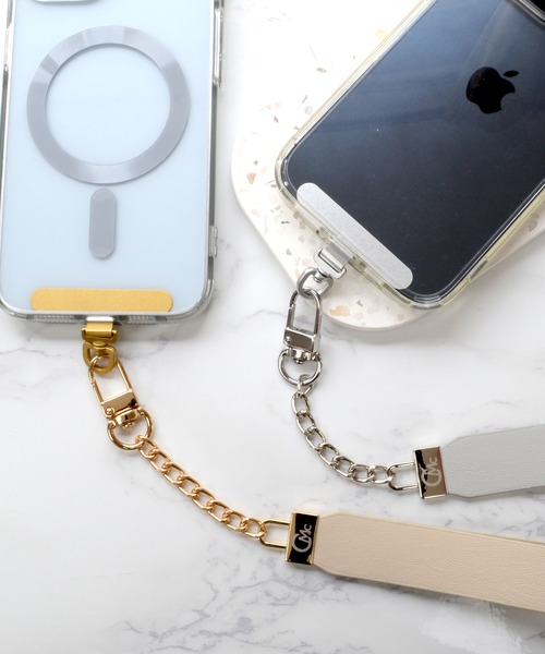 CECIL McBEE（セシルマクビー）の「セシルマクビー スマホ ストラップ [チェーンストラップ] ハンドストラップ（スマホグッズ・レディース・モカ/スモークピンク/ブラック/グレー/ベージュ・ONE SIZE）」の12枚目の写真