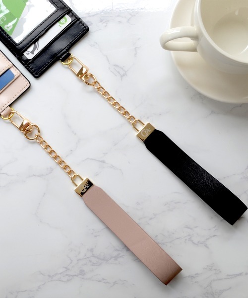 CECIL McBEE（セシルマクビー）の「セシルマクビー スマホ ストラップ [チェーンストラップ] ハンドストラップ（スマホグッズ・レディース・モカ/スモークピンク/ブラック/グレー/ベージュ・ONE SIZE）」の11枚目の写真