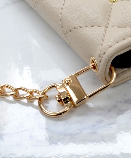 CECIL McBEE（セシルマクビー）の「セシルマクビー スマホ ストラップ [チェーンストラップ] ハンドストラップ（スマホグッズ・レディース・モカ/スモークピンク/ブラック/グレー/ベージュ・ONE SIZE）」の21枚目の写真