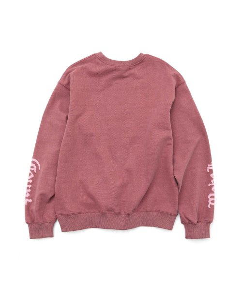 WMC（ダブリューエムシー）の「オールドフォント スウェット_WINE（スウェット・メンズ・バーガンディー・MEDIUM/LARGE/X-LARGE）」の2枚目の写真