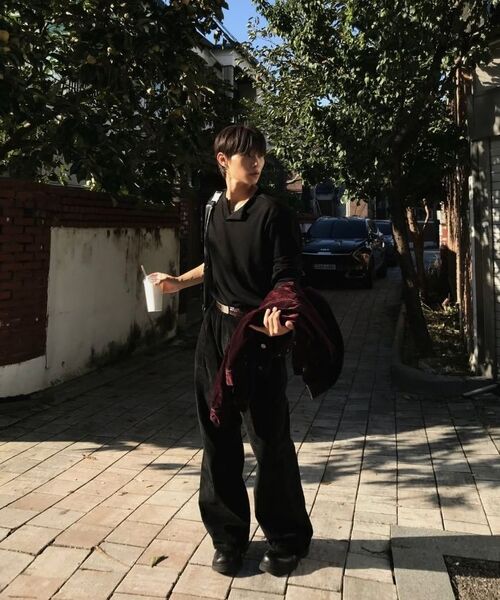 ALYSS（アリス）の「リングスタッドクロップヘンリーネックニットTシャツ[ブラック]（Tシャツ/カットソー・メンズ・その他・MEDIUM/LARGE/X-LARGE）」の8枚目の写真