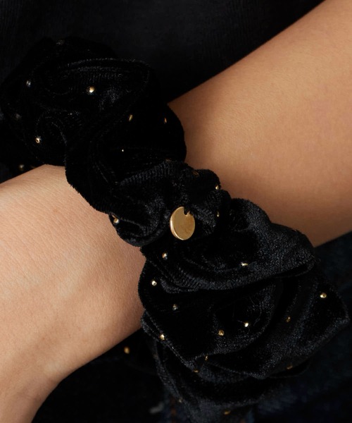 TRESSE/トレス BRIGITTE dot chouchou ストラップ付き シュシュ