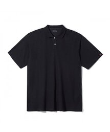 WANGGWAN（ワングァン）の「ベーシックオープンポロカラーニットシャツ（ブラック）（ニット/セーター）」