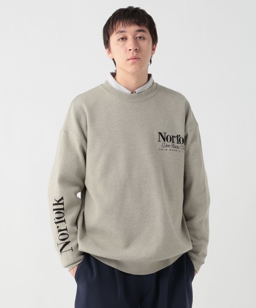 GEORGE'S（ジョージズ）の「Ｗジャガードロゴニット（ニット/セーター・メンズ・ブルー/杢グレー/ワインレッド・FREE）」の12枚目の写真