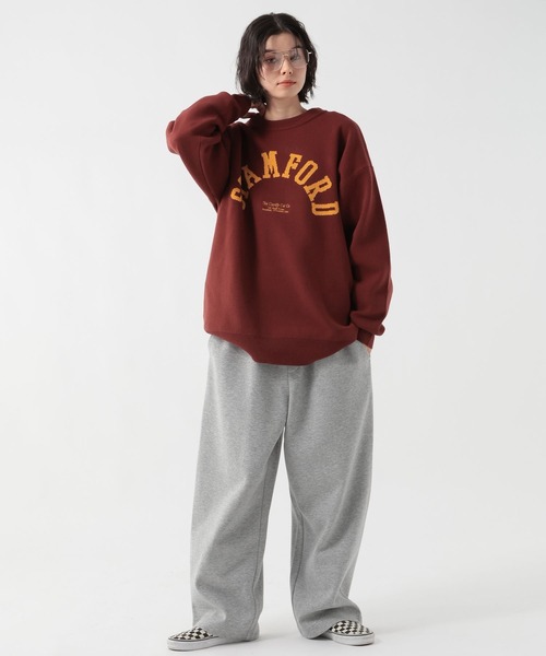 GEORGE'S（ジョージズ）の「Ｗジャガードロゴニット（ニット/セーター・メンズ・ブルー/杢グレー/ワインレッド・FREE）」の15枚目の写真