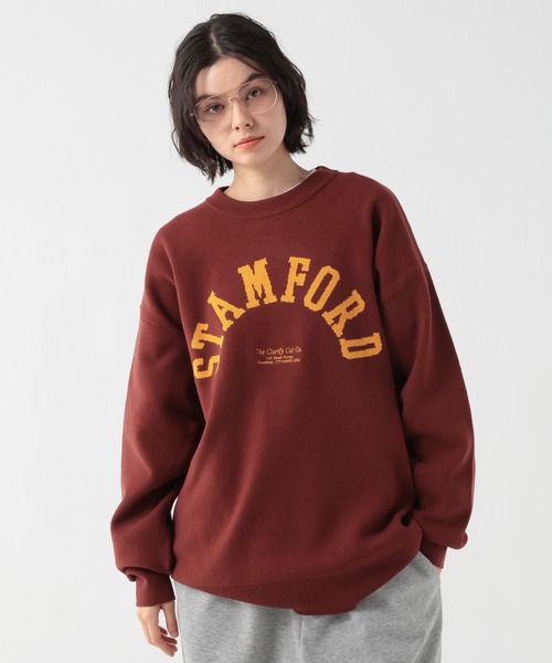 GEORGE'S（ジョージズ）の「Ｗジャガードロゴニット（ニット/セーター・メンズ・ブルー/杢グレー/ワインレッド・FREE）」の17枚目の写真